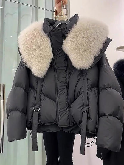 Manteau d'hiver en coton pour femme