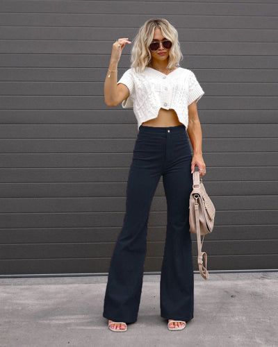 Pantalon Femme Tendance – Coupe Chic et Élégante