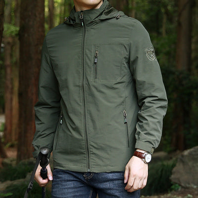 Veste Shell de loisirs en plein air pour hommes