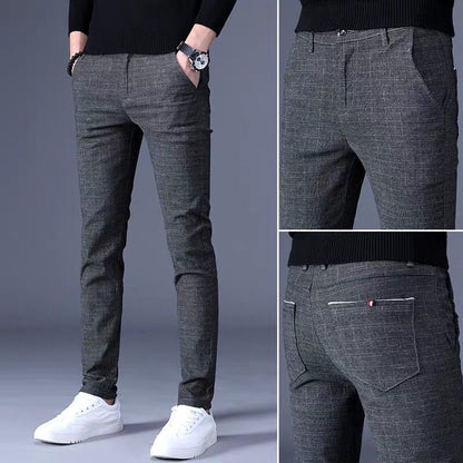 Pantalon décontracté à jambe droite, ample et polyvalent pour hommes