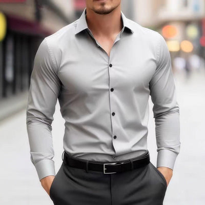 Chemise homme slim, style business, élégante et tendance.